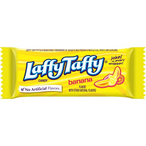 Laffy Taffy, Banana Candy 0.34 Oz Wrapper - Walmart.com - Walmart.com