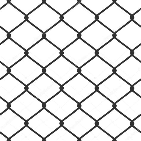 Chain Link Fence Vector Stock Vector by ©ArenaCreative 9295215