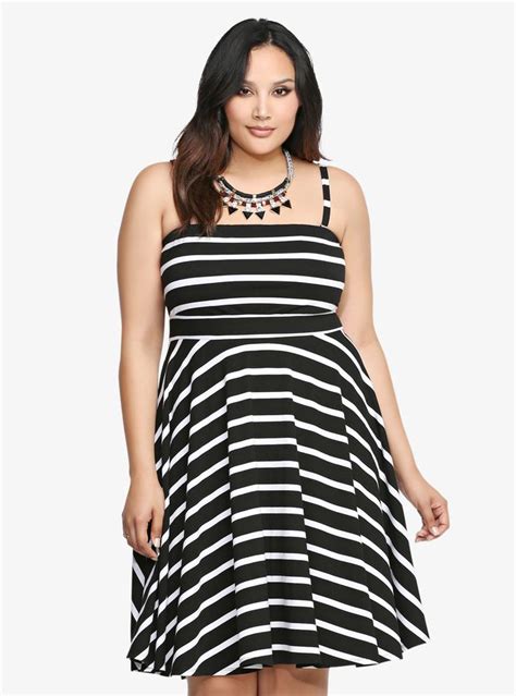 Torrid Striped Dress | Plus size dresses, Plus size outfits, Dresses