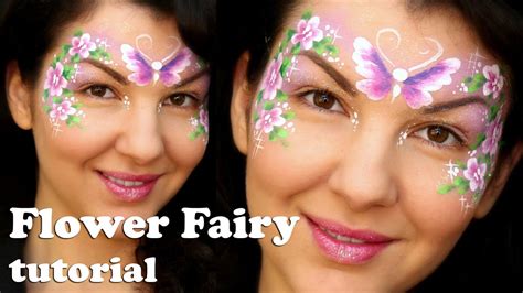 Easy Flower Fairy 🌺 — Makeup & Face Painting Tutorial for Beginners - YouTube