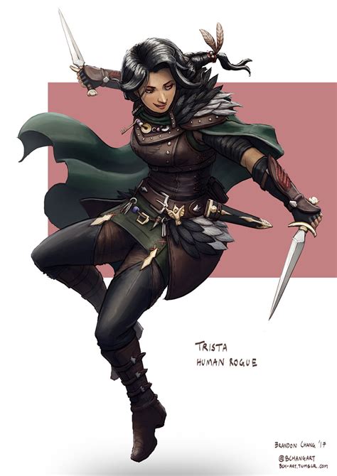 C: Trista, Human Rogue by bchart on DeviantArt