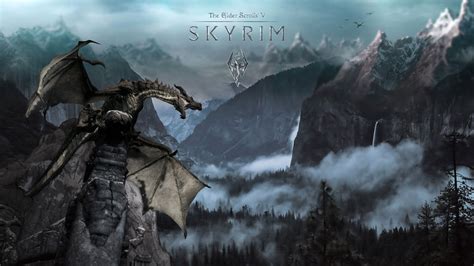 Skyrim Desktop Dragon Wallpaper (71+ images)