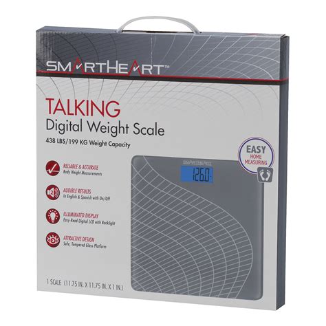 SmartHeart Talking Scale, Digital Floor Scale for Weight Measurements ...