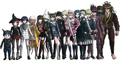 I made a height chart for the DRv3 Cast (As accurate as I could make it) | Danganronpa, It cast ...