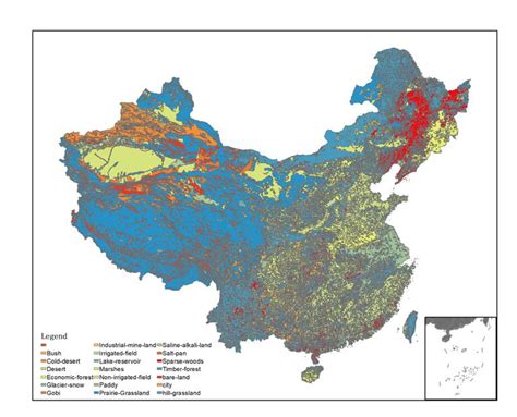 Land use in China | World Data Center for Renewable Resourees and ...