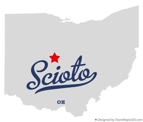 Map of Scioto, Delaware County, OH, Ohio