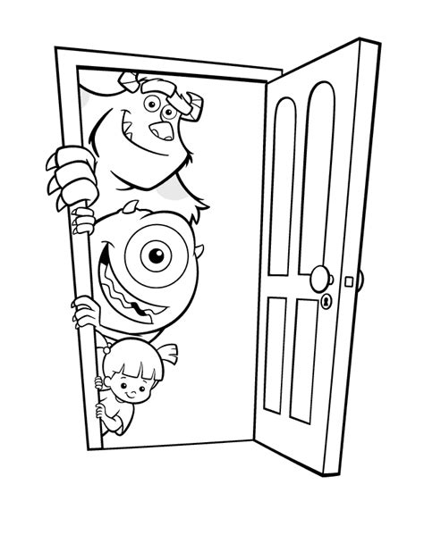 Monsters Inc Halloween Coloring Pages !? - Besten Ausmalbilder