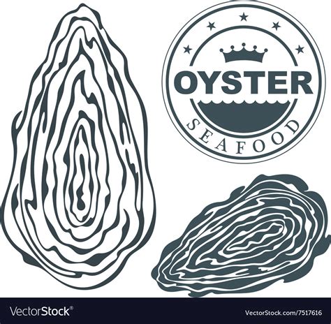 Oyster Royalty Free Vector Image - VectorStock