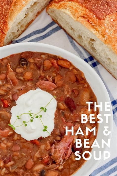 Hearty Ham And Bean Soup - StoneGable