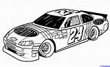 Coloring Pages Race Cars sketch template