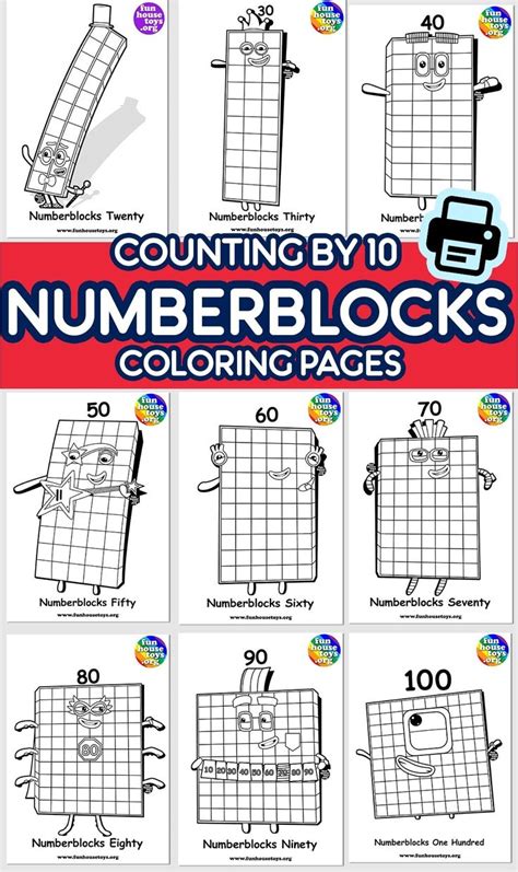 30 Numberblocks Coloring Pages - Thevillageanthology.com | Coloring ...