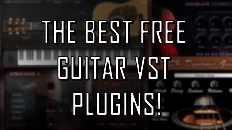 Best electric guitar vst free - usedbpo