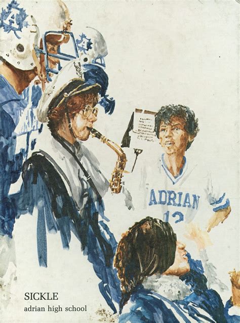 1981 yearbook from Adrian High School from Adrian, Michigan