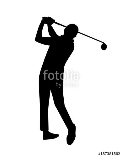 Golf Club Silhouette Vector at Vectorified.com | Collection of Golf ...