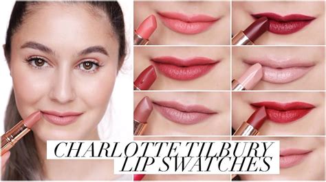 Charlotte Tilbury Lipstick Collection & Swatches 💋 | Karima McKimmie ...
