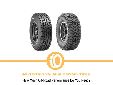 All-Terrain vs. Mud-Terrain Tires: The Main Differences