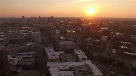 Sunrise Over Nashville Skyline Stock Video Footage 00:15 SBV-312147863 - Storyblocks