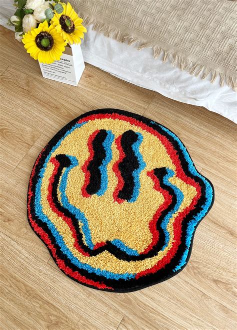 Funny Face Rug Custom Rugs Home Accessories Cool and - Etsy