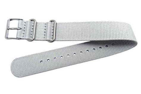 Timex Weekender Gray Nylon Nato Style 20mm Watch Strap | Total Watch ...