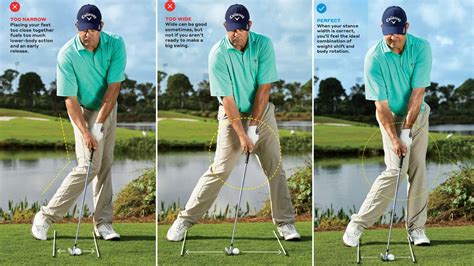 Looking for a good strike? Check your stance width - Golf SWING 24/7 ...