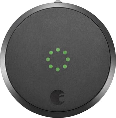 August HomeKit Bluetooth Deadbolt Retrofit Smart Lock Gray AUG-HK-GRAY - Best Buy