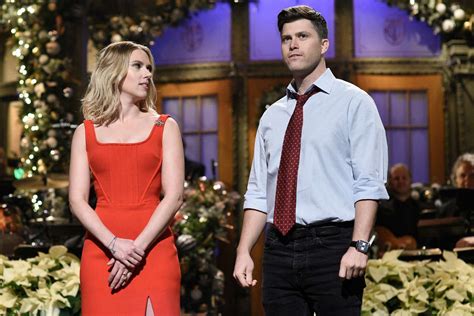 Scarlett Johansson Calls Colin Jost 'Love of My Life' on SNL