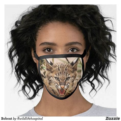 Bobcat Face Mask | Zazzle