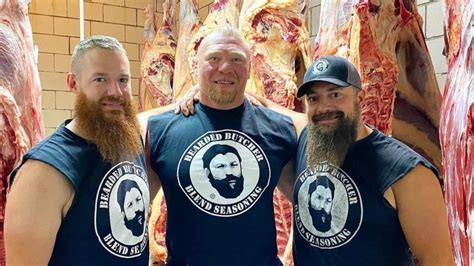 Brock Lesnar Gets His Own Meat Seasoning With Bearded Butchers - WrestleTalk