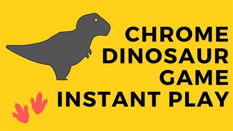 No internet Dinosaur Game Play now | Hidden Chrome Features - YouTube