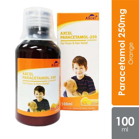 [SHIPIN24H] Axcel Paracetamol - 250 Orange 90ml UBAT DEMAM / PORO PARACETAMOL SYRUP/ PRITAMOL ...