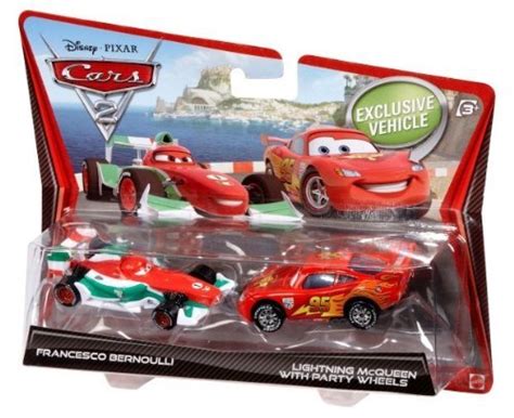 Disney Cars 2 Francesco Bernoulli & Lightning Mcqueen (with Party Wheels)- Buy Online in South ...