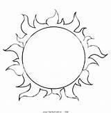 Printable Sun Coloring Pages sketch template