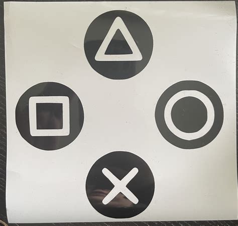 Playstation Buttons Sticker - Etsy