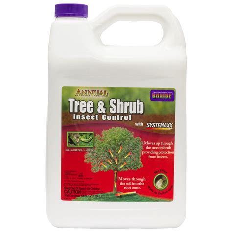 Annual Tree & Shrub Insect Control Concentrate 4 Gallons Systemic Insecticide - Insecticides