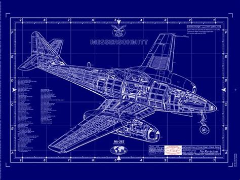 Messerschmitt Me 262 Blueprints