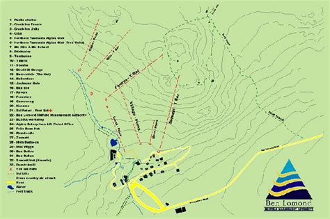 Ben Lomond Ski Trail Map - Ben Lomond NSW 2365 Australia • mappery