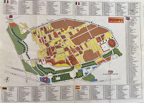 Awesome detailed map of Pompeii : r/coolguides