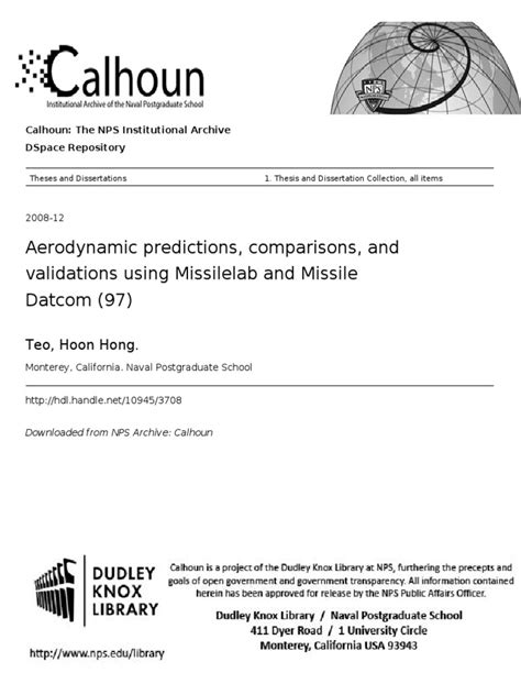 Aerodynamic Predictions, Comparisons, and Validations Using Missilelab ...