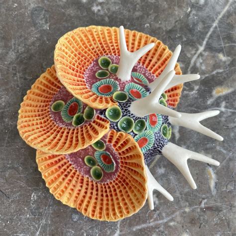 Lisa Stevens’ Ceramic Sculptures Capture Coral-Inspired Motifs in ...