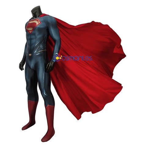 SuperMan Suit Man of Steel Clark Kent Cosplay Suit Wtj4300