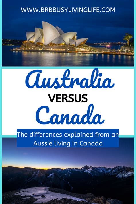 Canada Compared to Australia - From An Aussie Living in Canada. - BRB ...