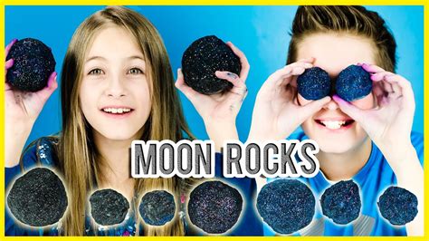 GALAXY MOON ROCKS PINTEREST DIY TEST! MAKE YOUR OWN MOON ROCKS KIDS SCIENCE FUN EXPERIMENT - YouTube