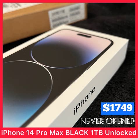 iPhone 14 Pro Max BLACK 1TB Unlocked for Sale in Wilsonville, OR - OfferUp