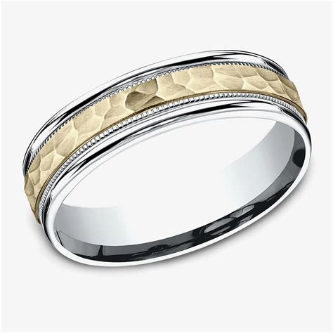 6MM 10K Two Tone Gold Wedding Band - JCPenney