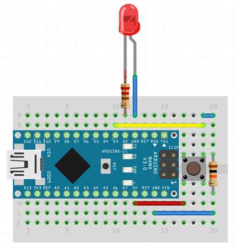 Wiring The Cable: Arduino Button Led Wiring