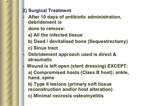 Chronic osteomyelitis