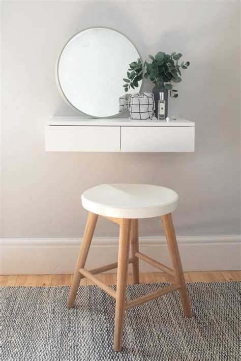 Urbansize + Small Floating Dressing Table White