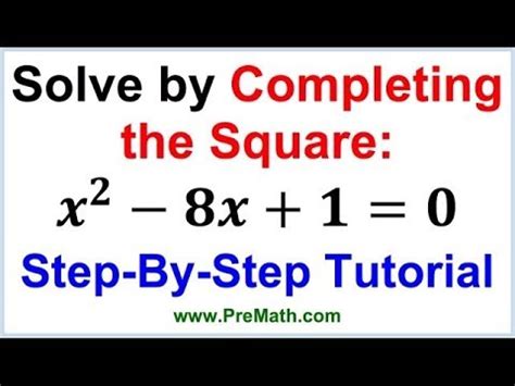 How To Solve Simultaneous Equations By Completing The Square - Tessshebaylo