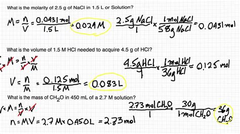 Using Molarity and Molality - YouTube