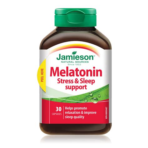 Melatonin Stress & Sleep Support – Jamieson Vitamins